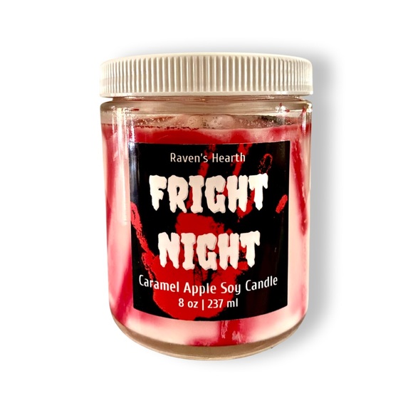 Fright Night Soy Candle 🔪 Caramel Apple Scent - Picture 1 of 5